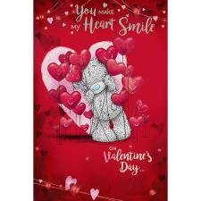 Make My Heart Smile Me to You Bear Valentine's Day Card Image Preview